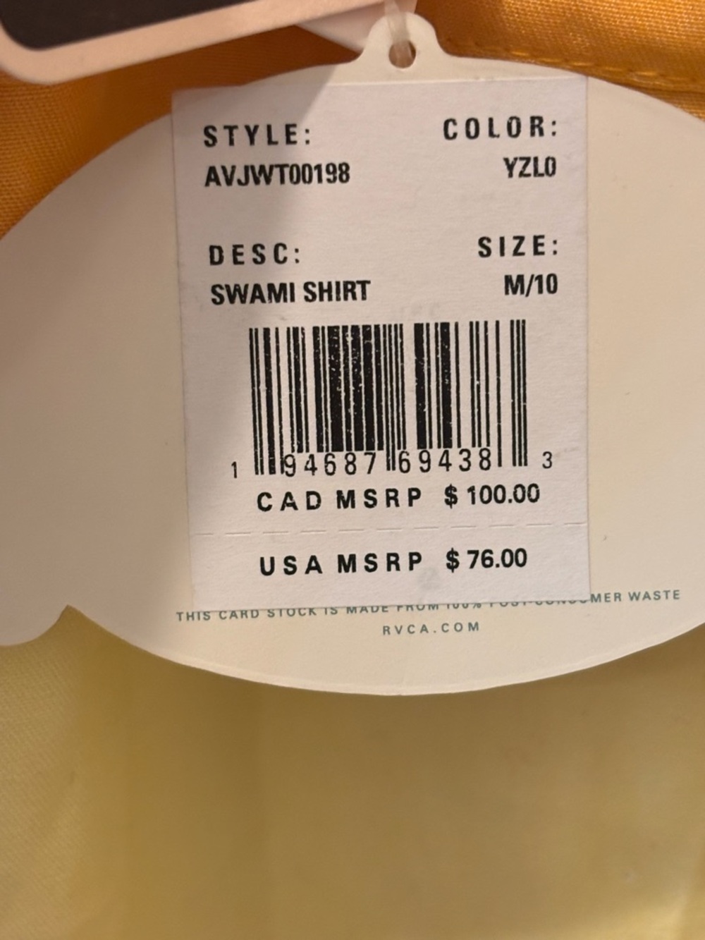 RCVA X Rose Machado Tie Dye Button Down - Picture 4 of 7